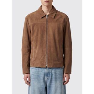 Arma Men Suede Goat Leather Shirt Jacket Arma With Welt Pockets